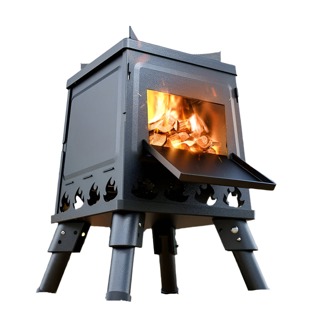 Velora Folding Fire Pit Stove & Outdoor Camping Oven — product image