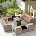 Velora 13-Piece Patio Conversation Set with Fire Pit — product image