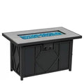 Velora 42-Inch Propane Fire Pit Patio Table with Blue Fire Glass — product image