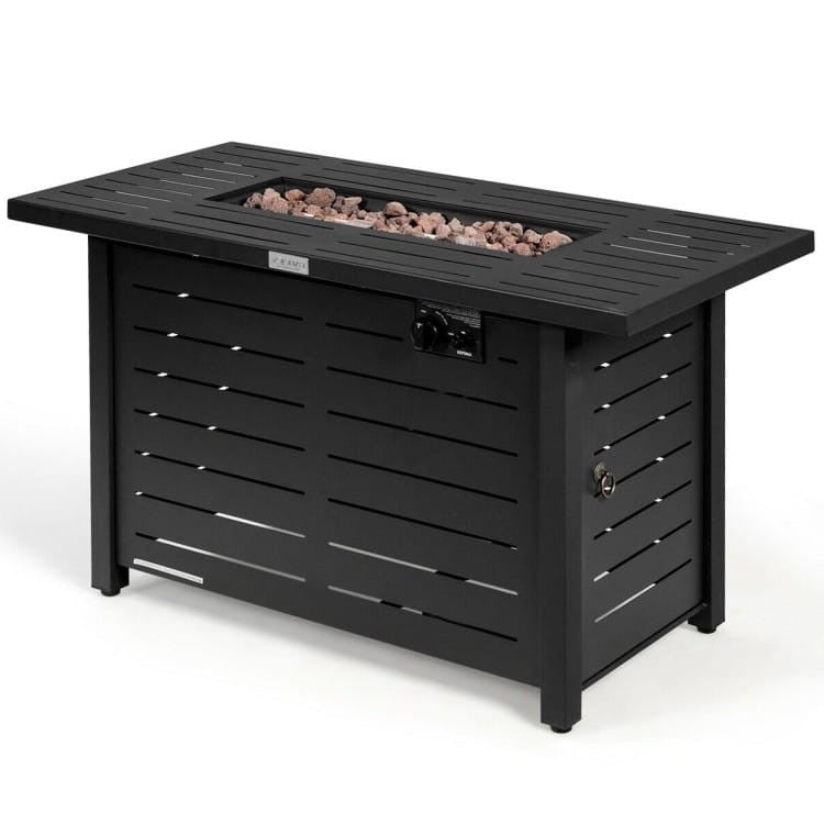 Velora 60,000 BTU Brown Propane Fire Pit Table — product image