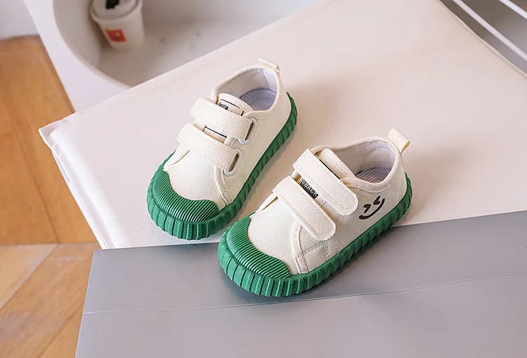 Children Canvas Shoe Candy Color Korean Style Kids Casual Shoes Toddler Girl Boy Breathable Soft Sole Board Shoes Tenis Infantil