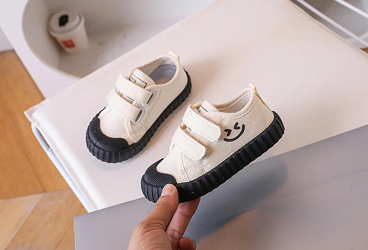 Children Canvas Shoe Candy Color Korean Style Kids Casual Shoes Toddler Girl Boy Breathable Soft Sole Board Shoes Tenis Infantil