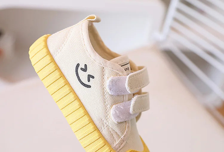 Children Canvas Shoe Candy Color Korean Style Kids Casual Shoes Toddler Girl Boy Breathable Soft Sole Board Shoes Tenis Infantil