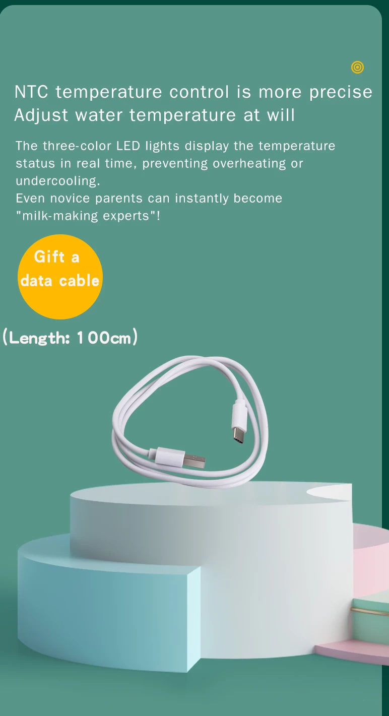 Velora Baby Milk Warmer Baby Nursing Bottle Heater, Portable USB Bottle Warmer for Car, Outdoor Travel Accessories Outdoor Portable