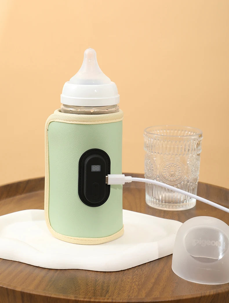 Velora Baby Milk Warmer Baby Nursing Bottle Heater, Portable USB Bottle Warmer for Car, Outdoor Travel Accessories Outdoor Portable