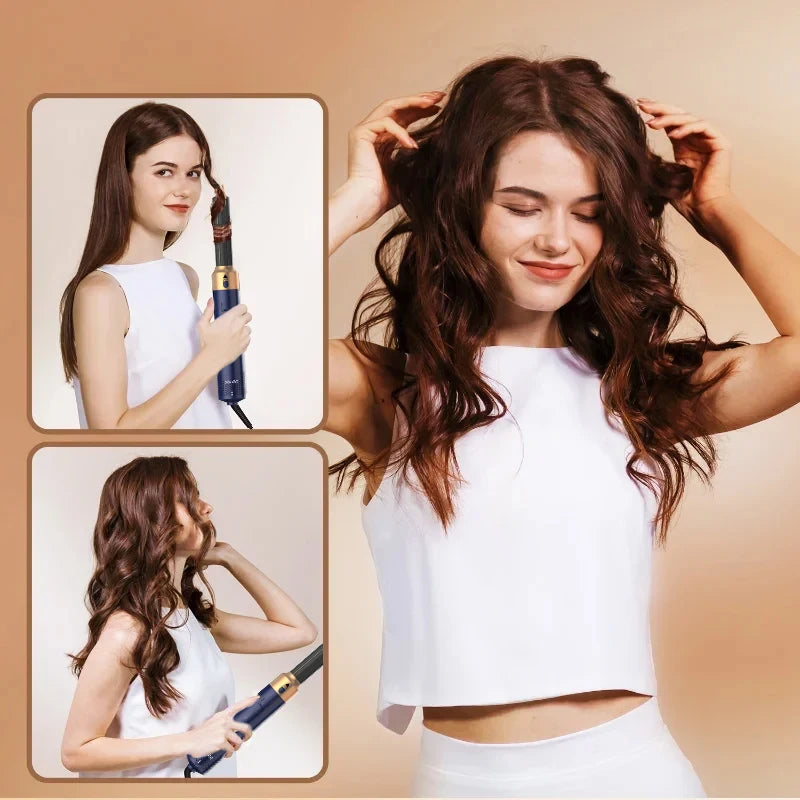 Velora 5 In 1 Multi Styler New Design Hair Dryer for Hair 5 in 1 Styler with Curling Barrel Hot Air Brush Styling Tool MultiStyler