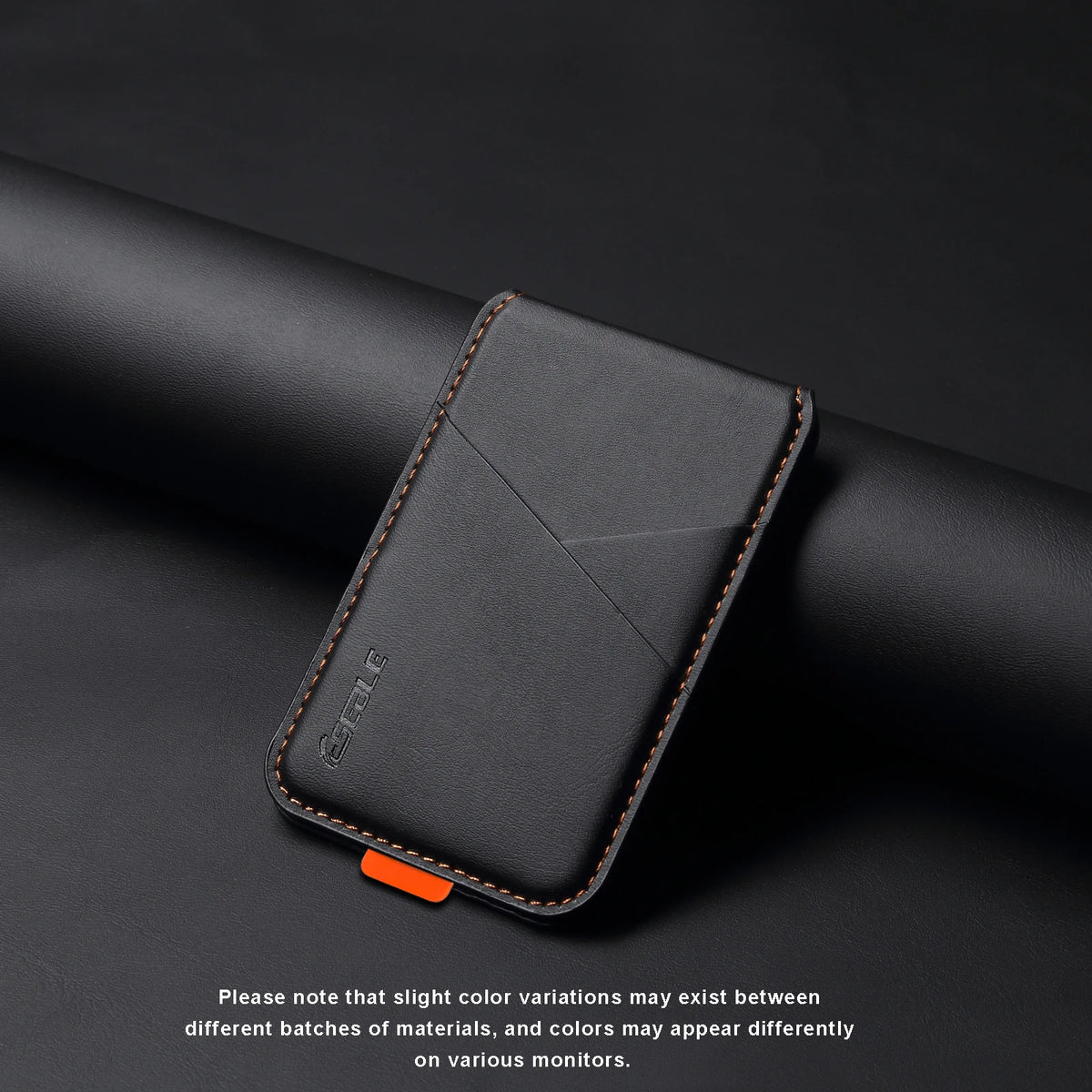 Velora Premium PU Leather Magnetic Phone Card Holder, RFID Anti-Skimming Wallet Compatible with Magnetic Wireless Charging Smartphones