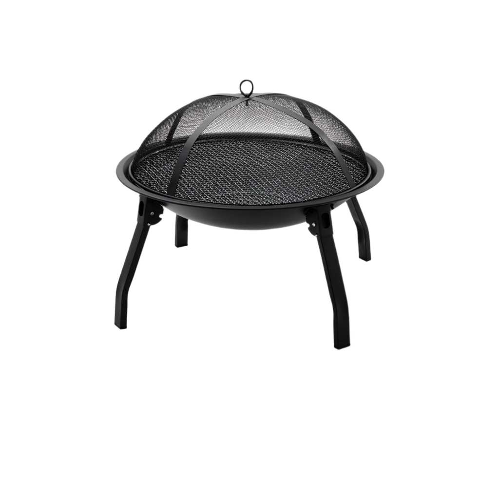 Velora Portable Charcoal Fire Bowl with Folding Legs — product image