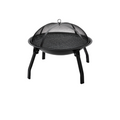 Velora Portable Charcoal Fire Bowl with Folding Legs — product image