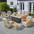 Velora Premium Patio Furniture Set with Fire Pit Table — product image