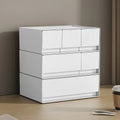 Velora Stackable Bedroom Bedside Drawer Organizer - White