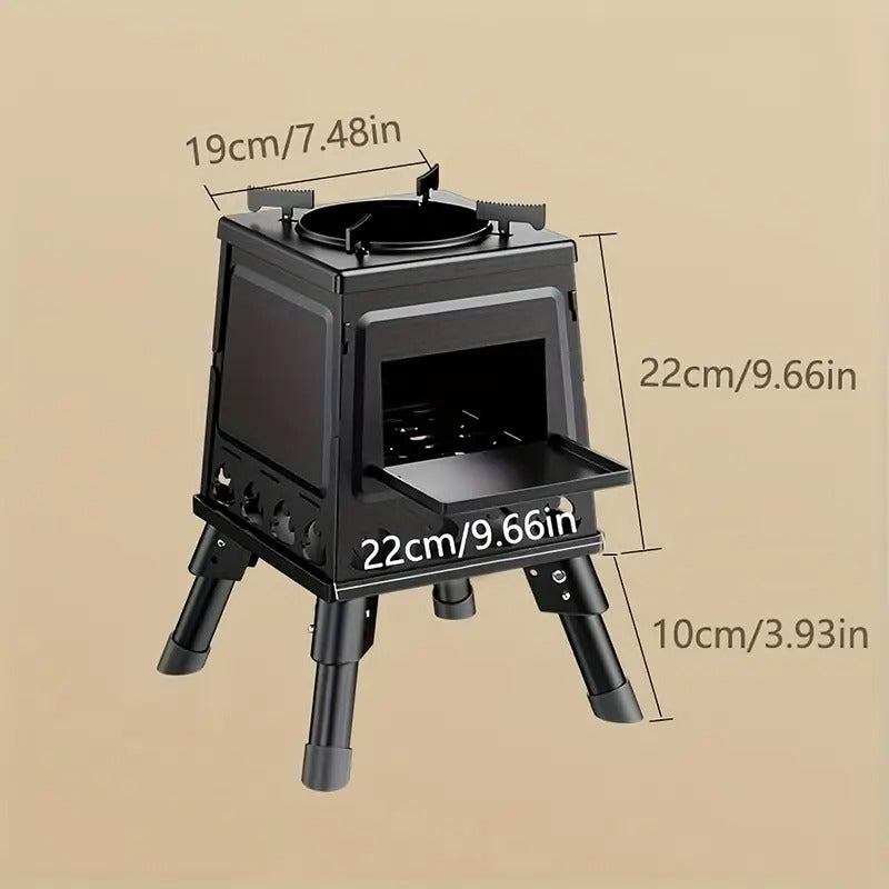 Velora Folding Fire Pit Stove & Outdoor Camping Oven — product image