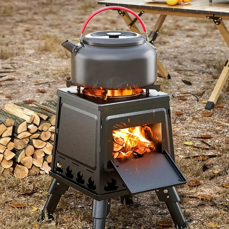 Velora Folding Fire Pit Stove & Outdoor Camping Oven — product image